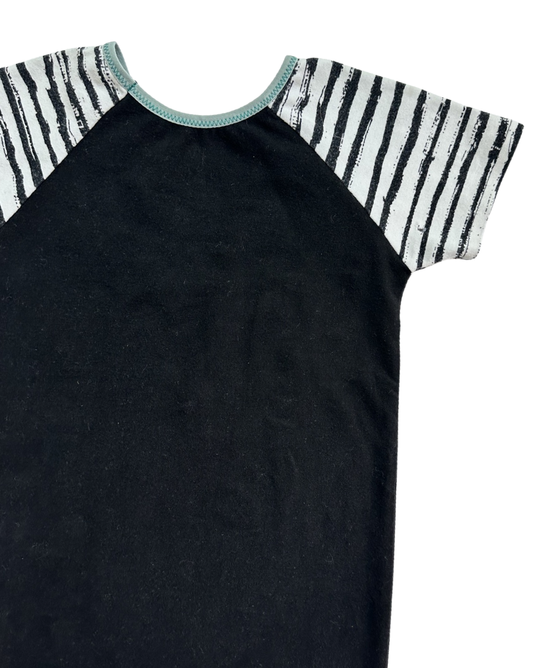 18-24M Baby Boy RAGS to Raches Black Trinnie Shortie Romper