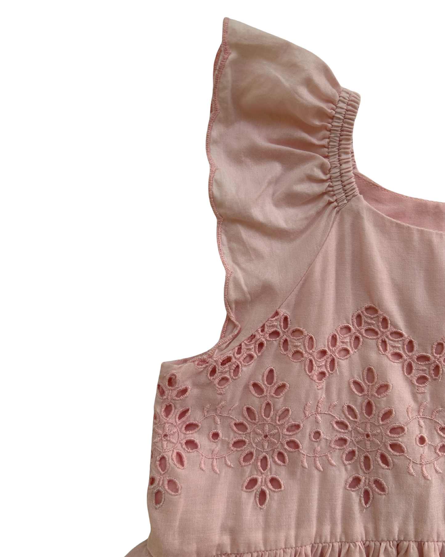 4 Toddlers Girls Baby Gap Eyelets Ruffle Dress