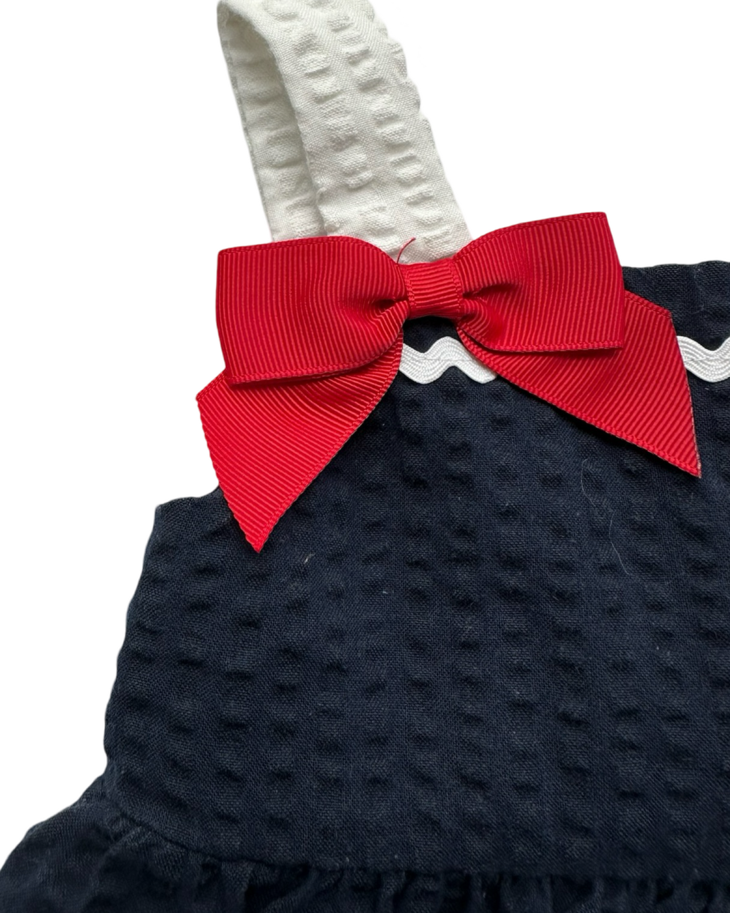 18M Baby Girl American Patriotic Navy Sophie Rose Butterfly Dress