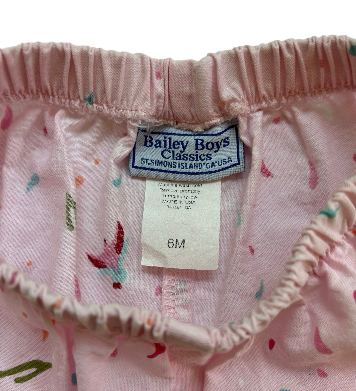 6M Baby Girl’s Bailey Boys Classics Pink Floral Dress Set 2 Pieces.