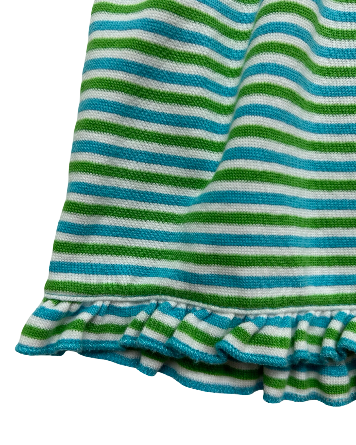 24M Baby Girls Baby Luigi Sandals 🩴🩴 Embroidered Striped Sleeveless Dress