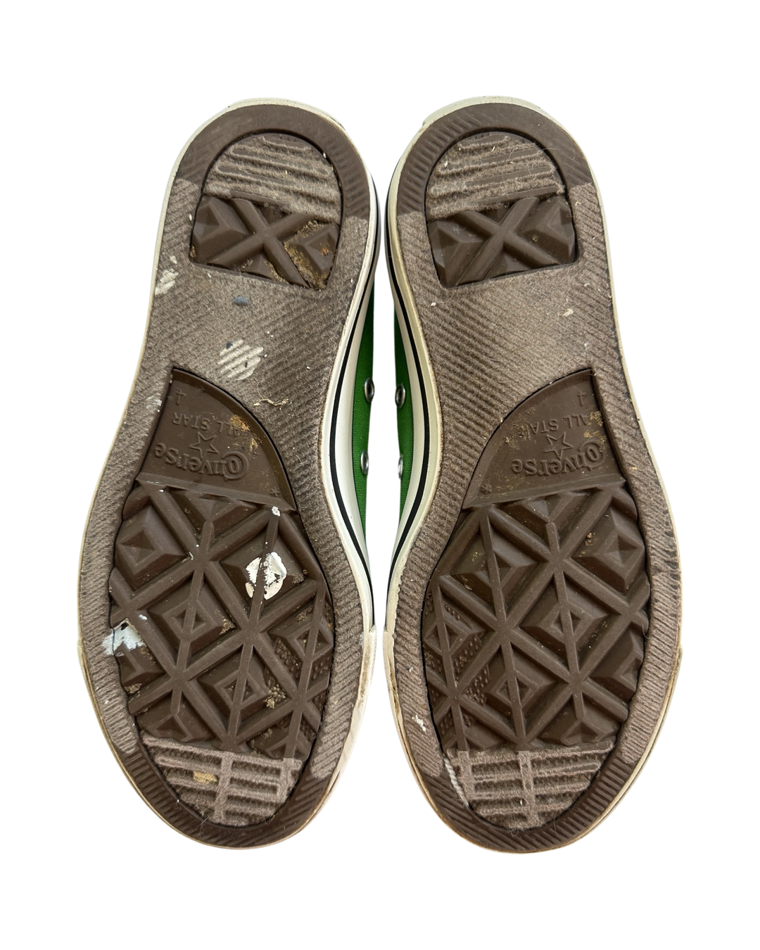 Men’s Size 4 / Women’s Size 6 Green Canvas Converse All Star Shoes