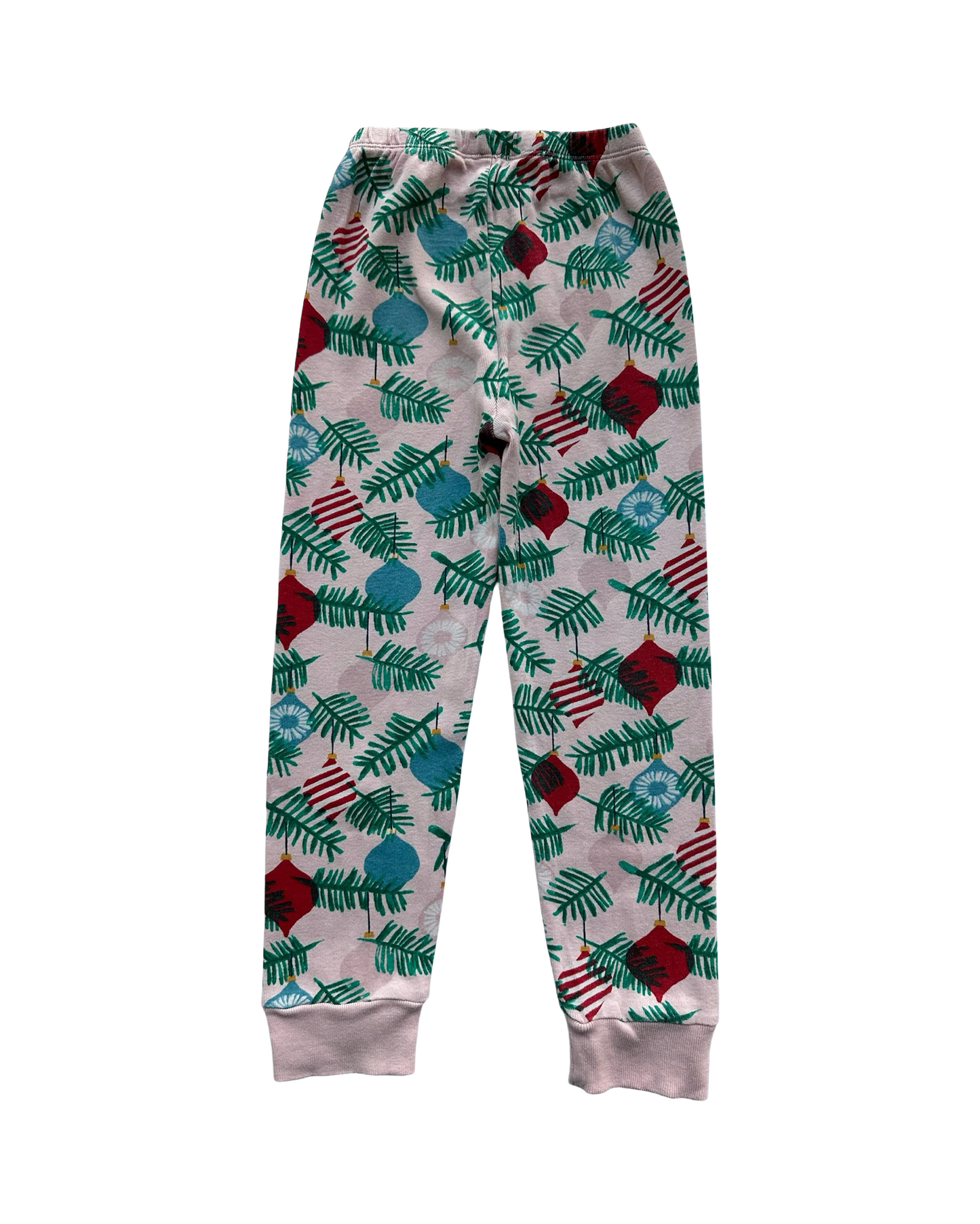 4T Toddler Girls Gymboree Holiday Print Christmas Pajamas 2 Pieces Set.