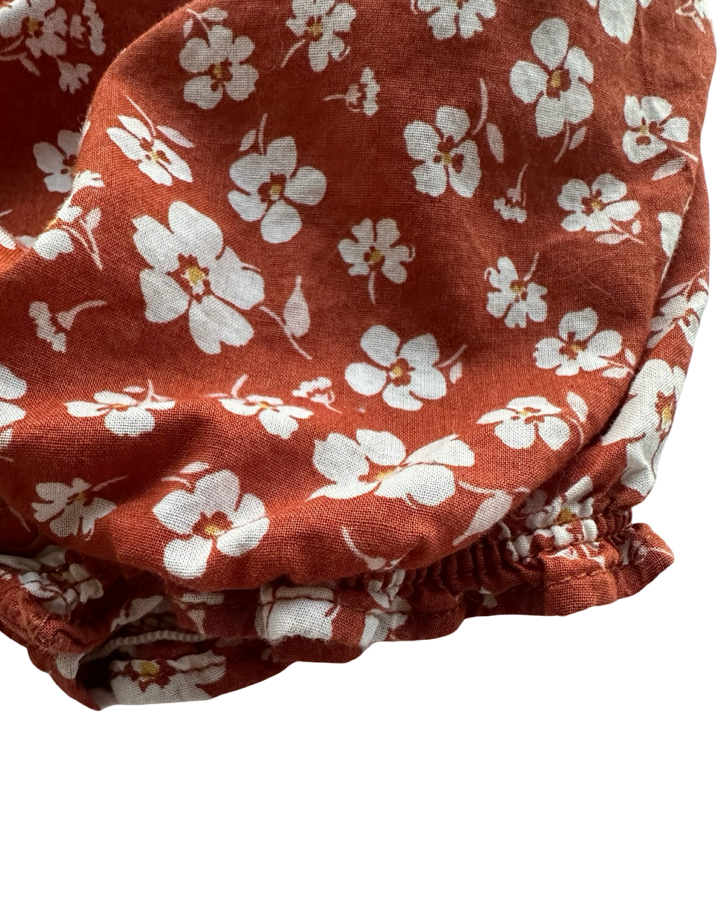 3M Baby Girl Carter’s Floral Ruffle Bubble Romper.