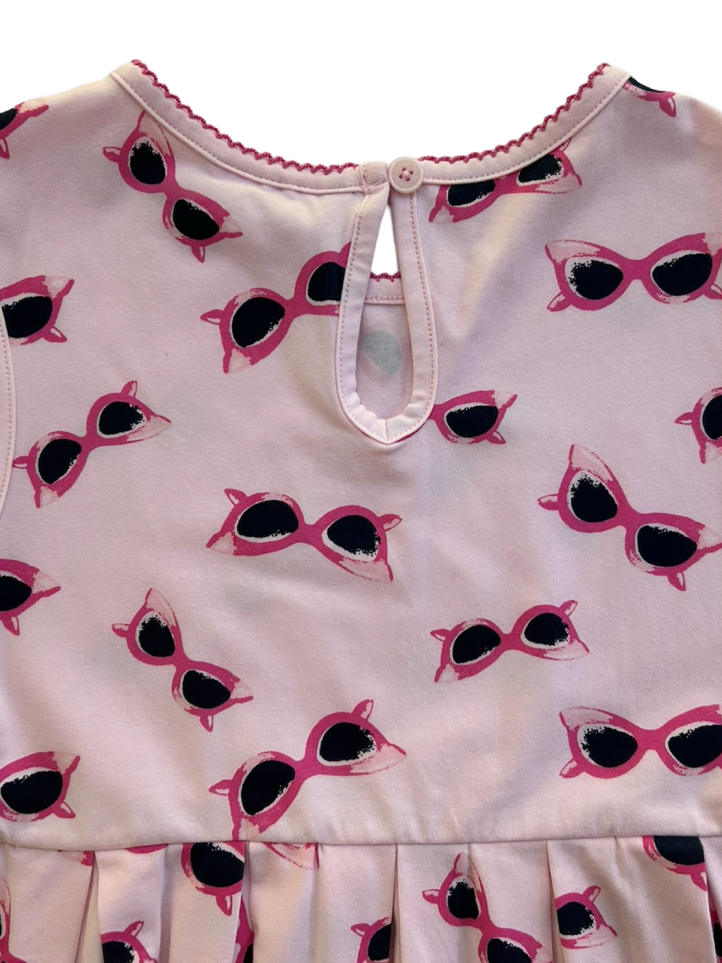 New Rachel Riley Pink Sunglass Tank Dress Size 10Y Girls