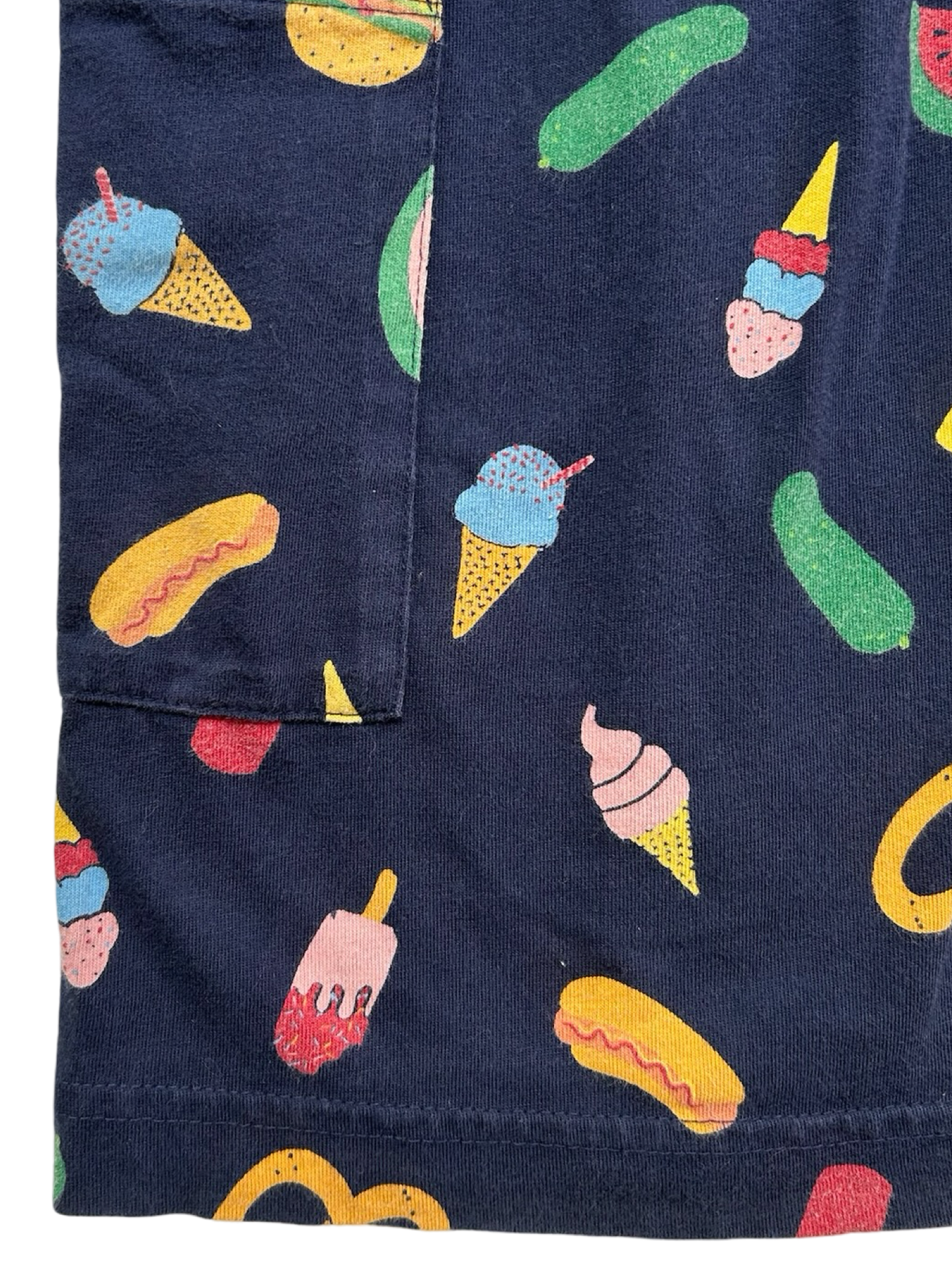 8Y Youth Girls Hanna Andersson Food Printed Sleeveless Pocket Dress