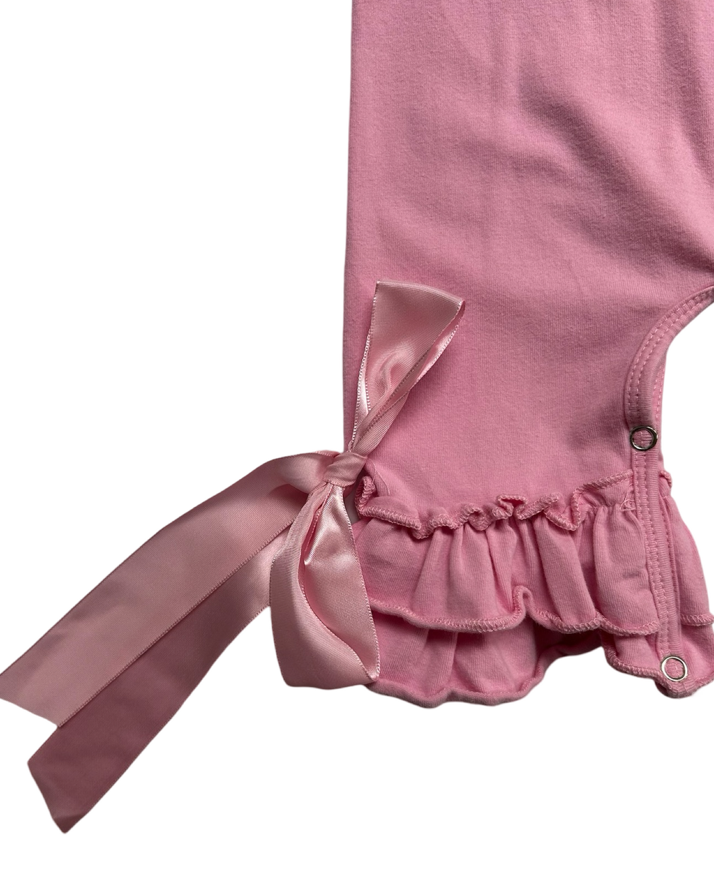 6-9M Baby Girl Pink Ruffle Romper