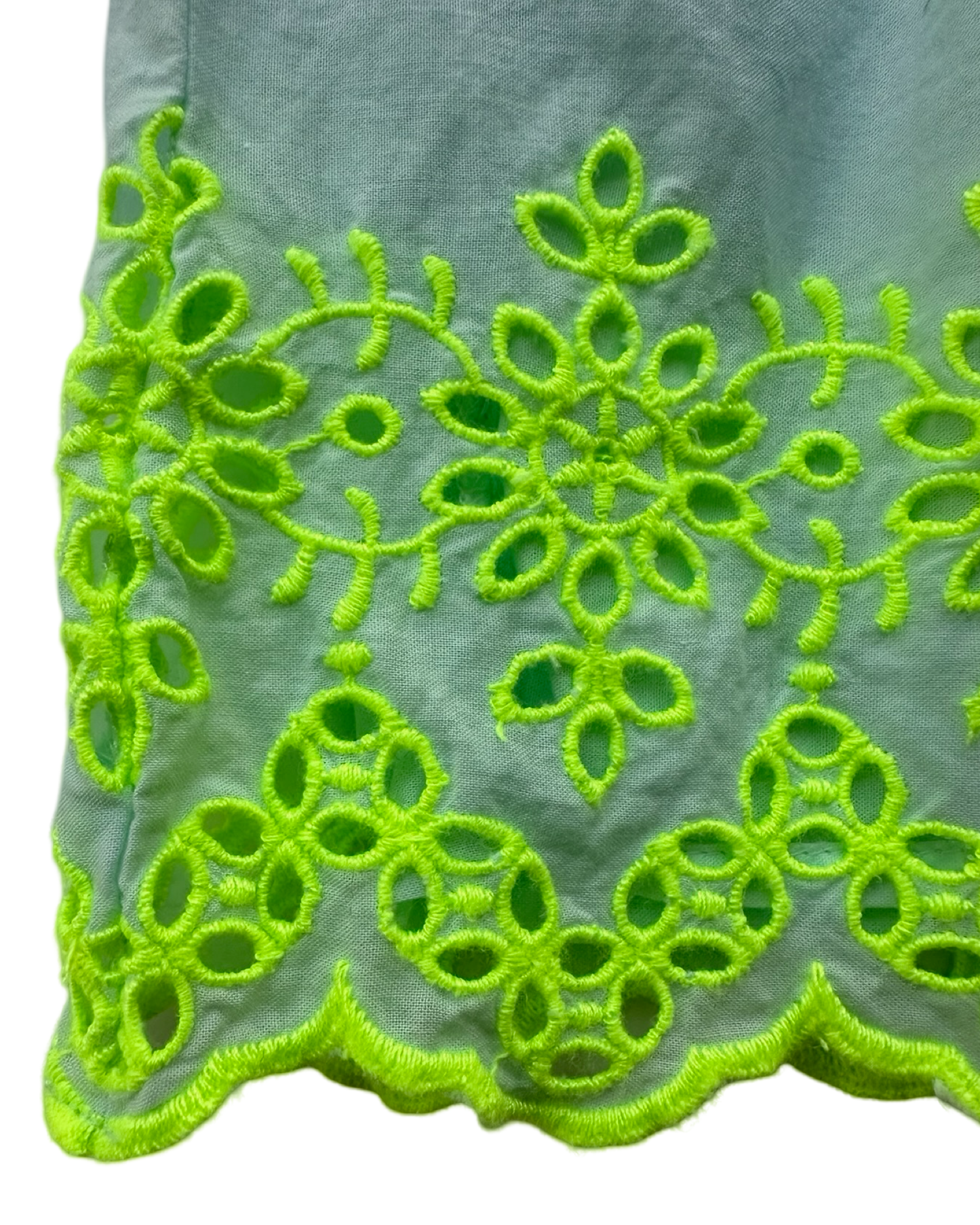 4T Toddler Girls Baby Gap Green Eyelet Dress