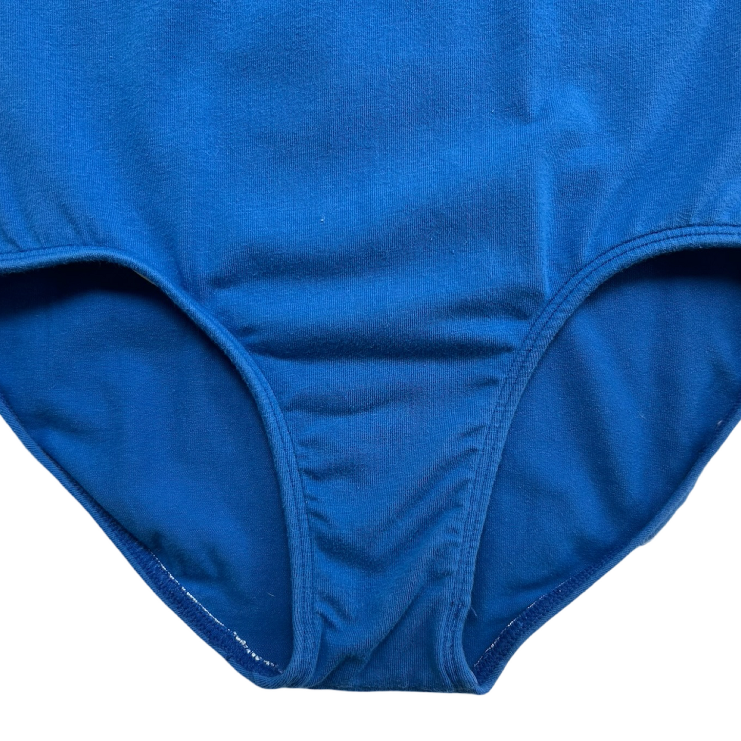 6 Youth Girls Dancina Royal Blue Dance Leotard w/ Flutter Sleeves