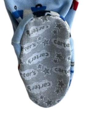 24M Baby Boys Carters Fleece Cars Footed PJs Sleeper.