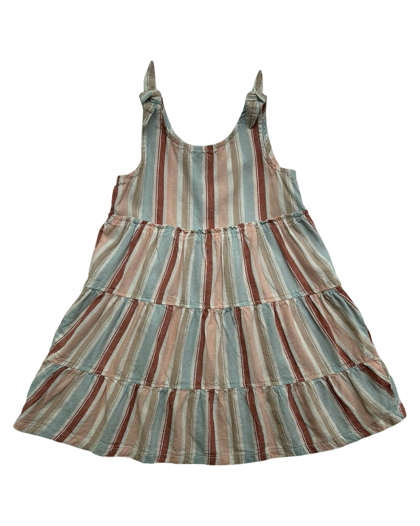 4T Toddler Girls Little Co. By Lauren Conrad Organic Striped Dress.