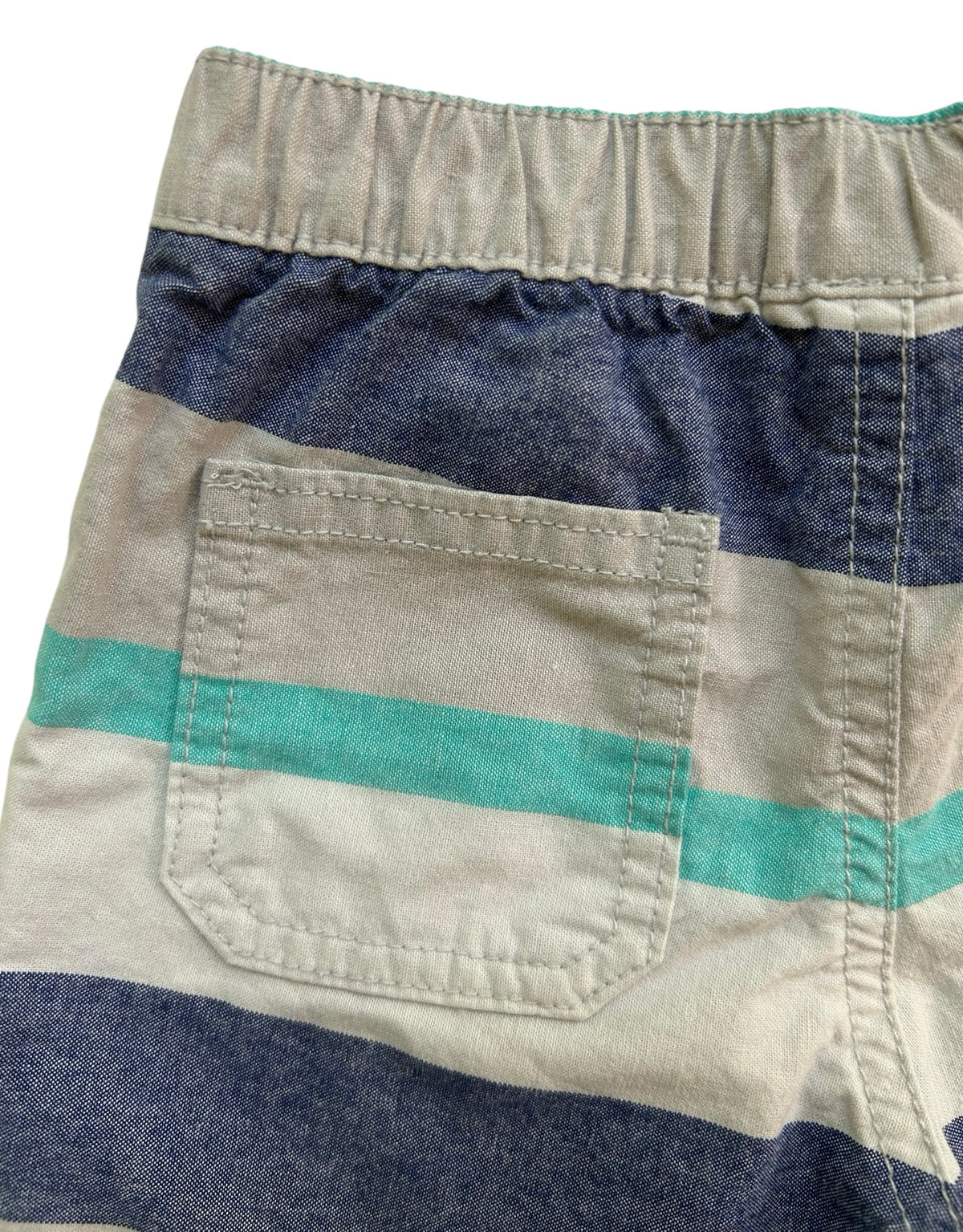6M-12M Gymboree Baby Boys Striped Pull On Shorts.