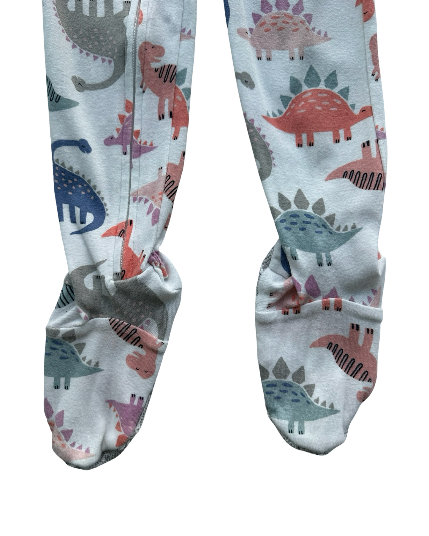 3T Toddler Girls Just One You By Carter’s Dinosaurs 🦕 🦖 Zippered Sleeper PJs