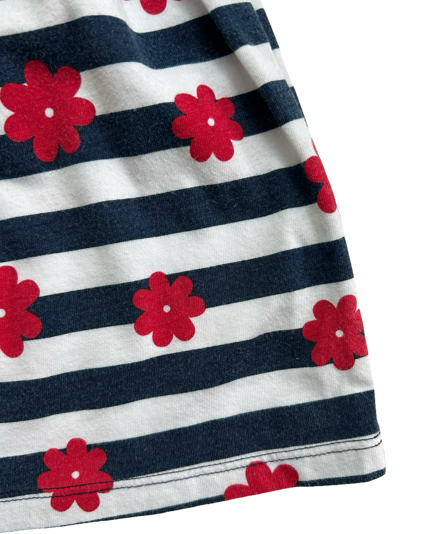 24M Baby Girl HealthTex Striped Floral Dress