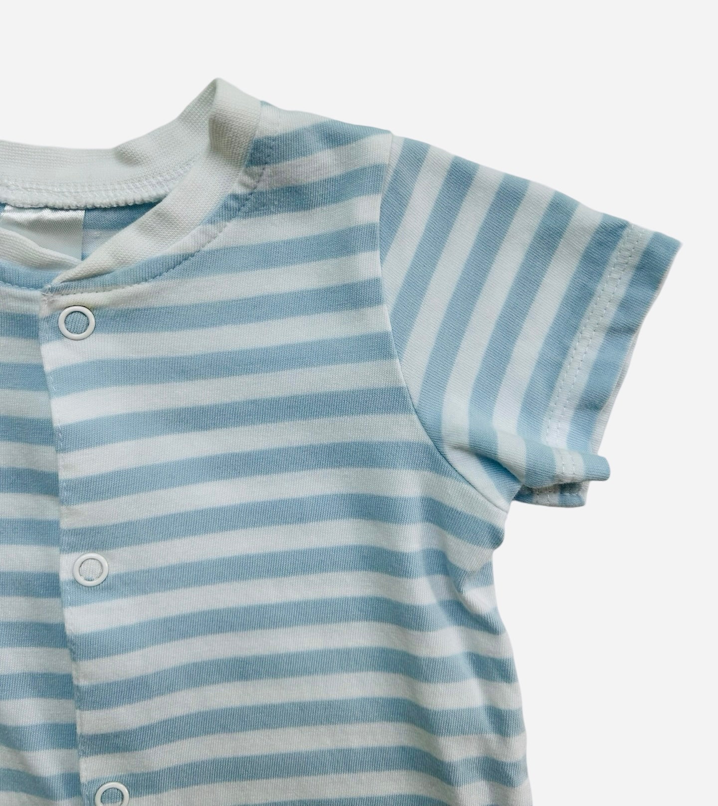 2M-4M Baby Boy H&M Short Sleeve Striped Romper