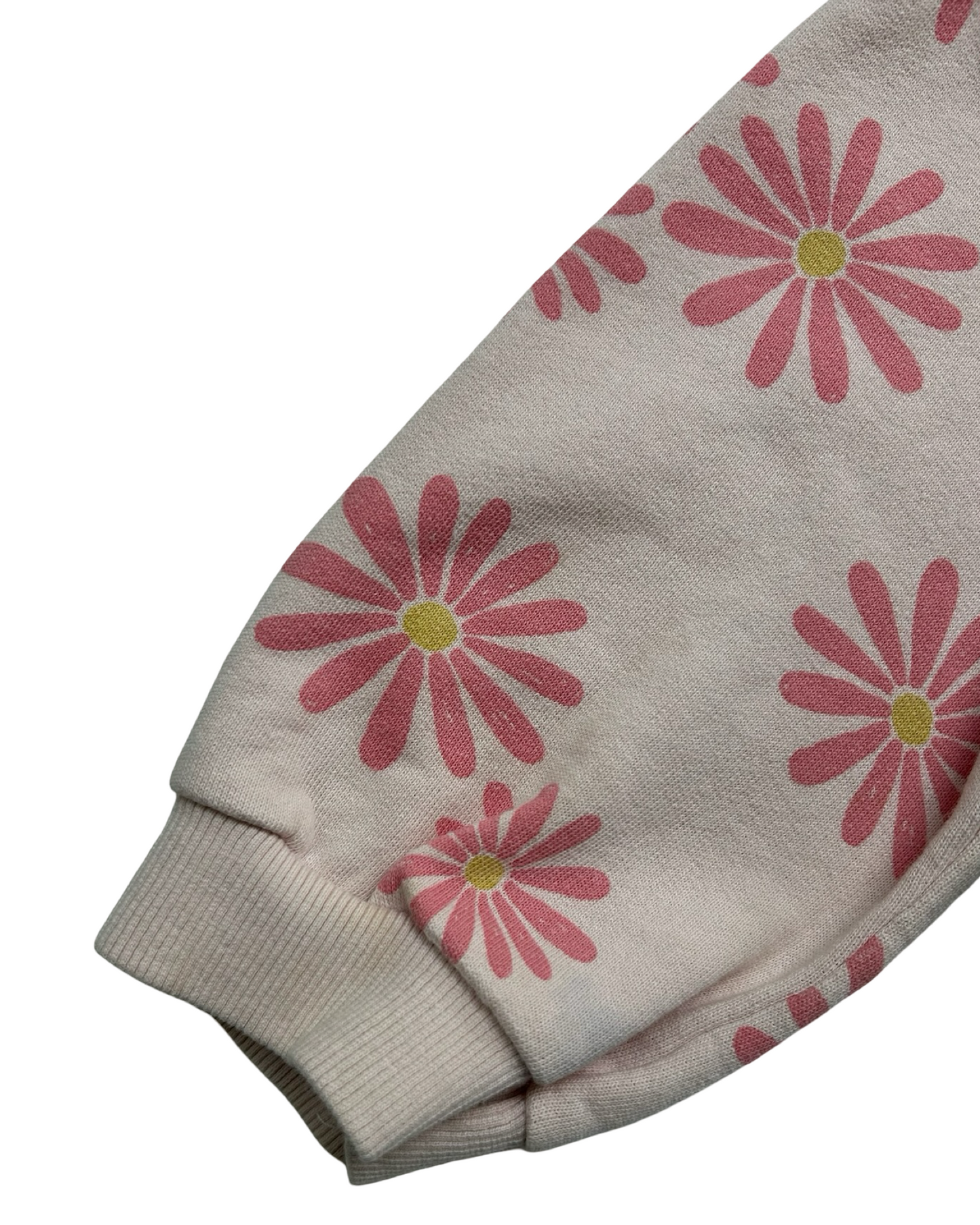 4T-5T Toddlers Girls Zara Pink Flowers Sweatshirt.