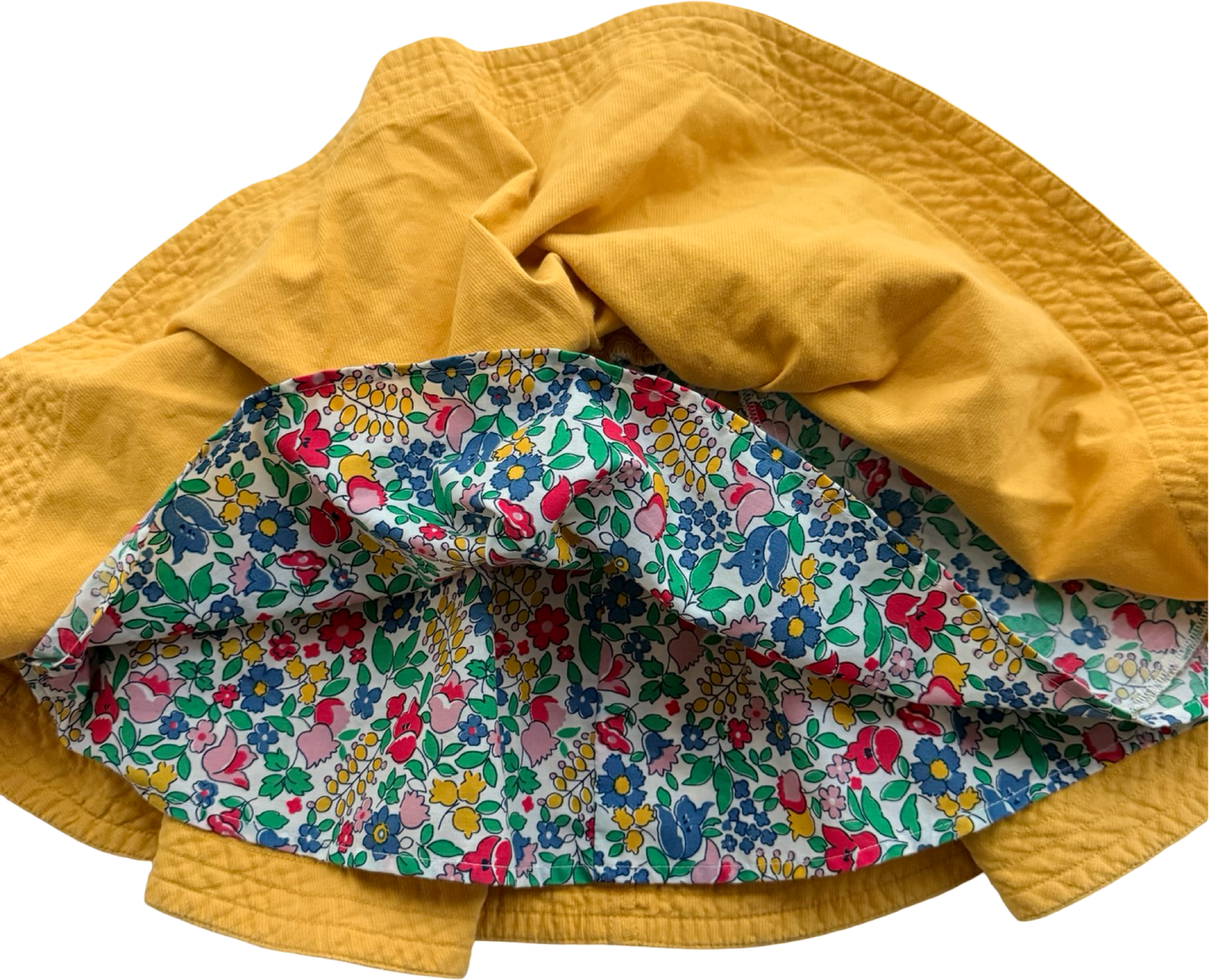 3T / 4T Toddler Girls Mini Boden Mustard Yellow Corduroy Skirt w/ Pockets