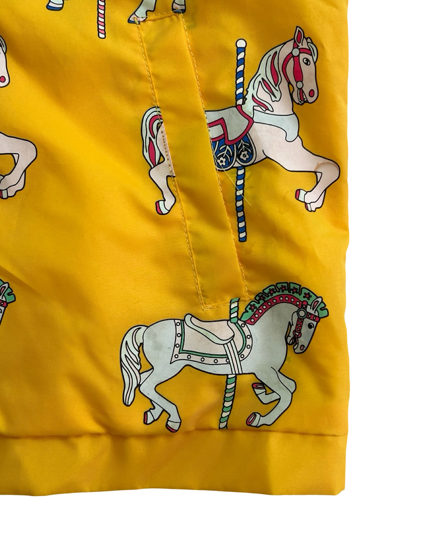 3T -4T Toddler Girls Holly & Beau Changing Horse Carousel Raincoat