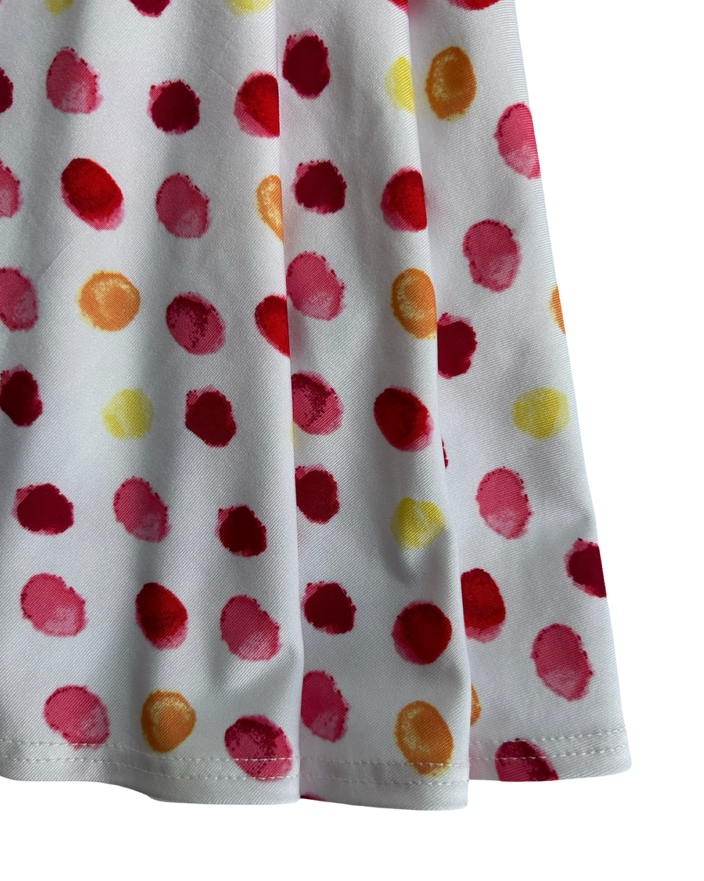 12-24M Baby Girls Dot Dot Smile Bow Cap Sleeve Twirl Dress