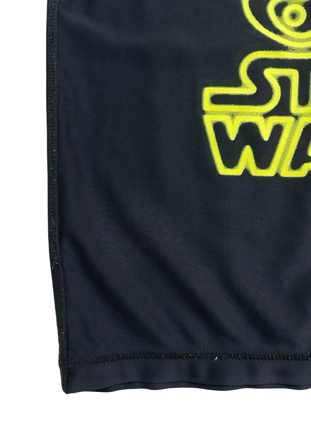 XS (5 YEARS) Gap Boys Start Wars Rash Guard Short Sleeve With Logo Yellow