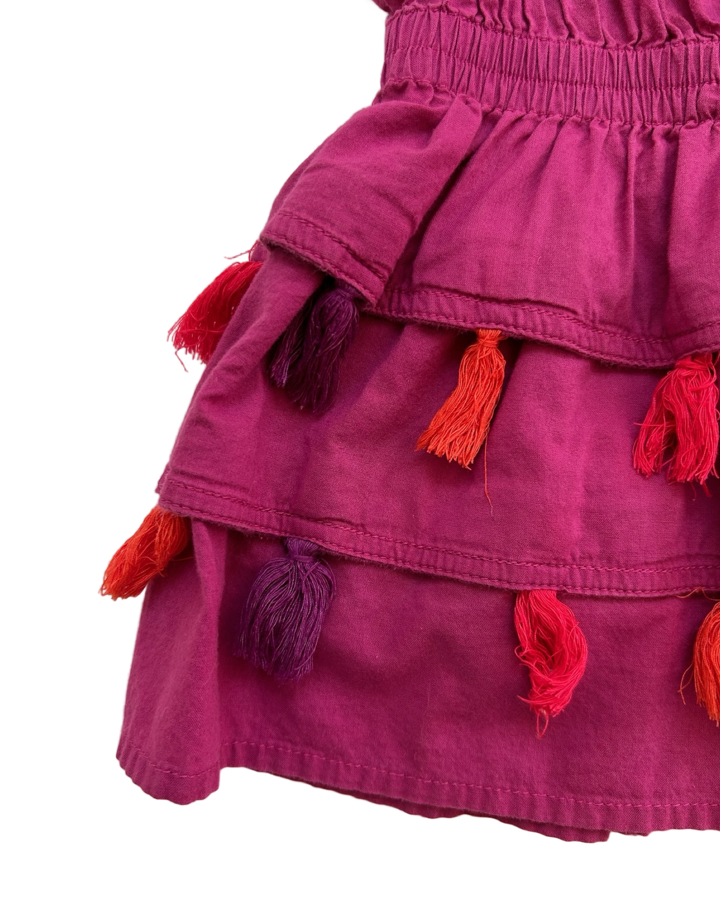 2T Toddler Girls Pink Gap Tunic Tassel Dress