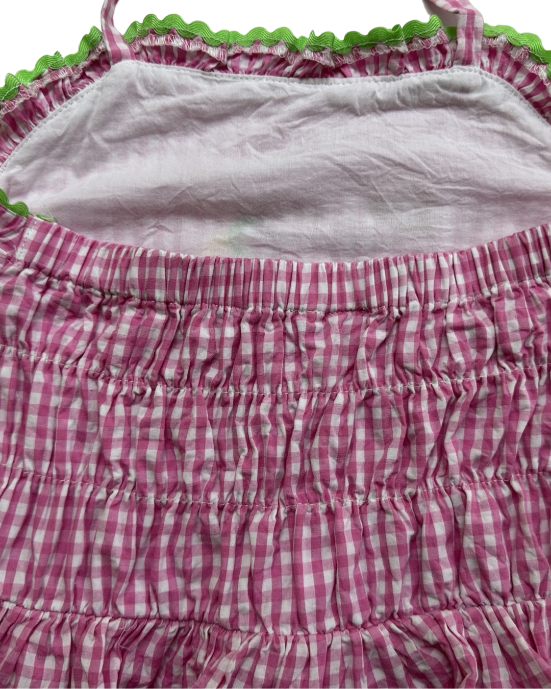 18M-24M Baby Girl Pink Seersucker Lil' Cactus Ice Cream Swim Suit