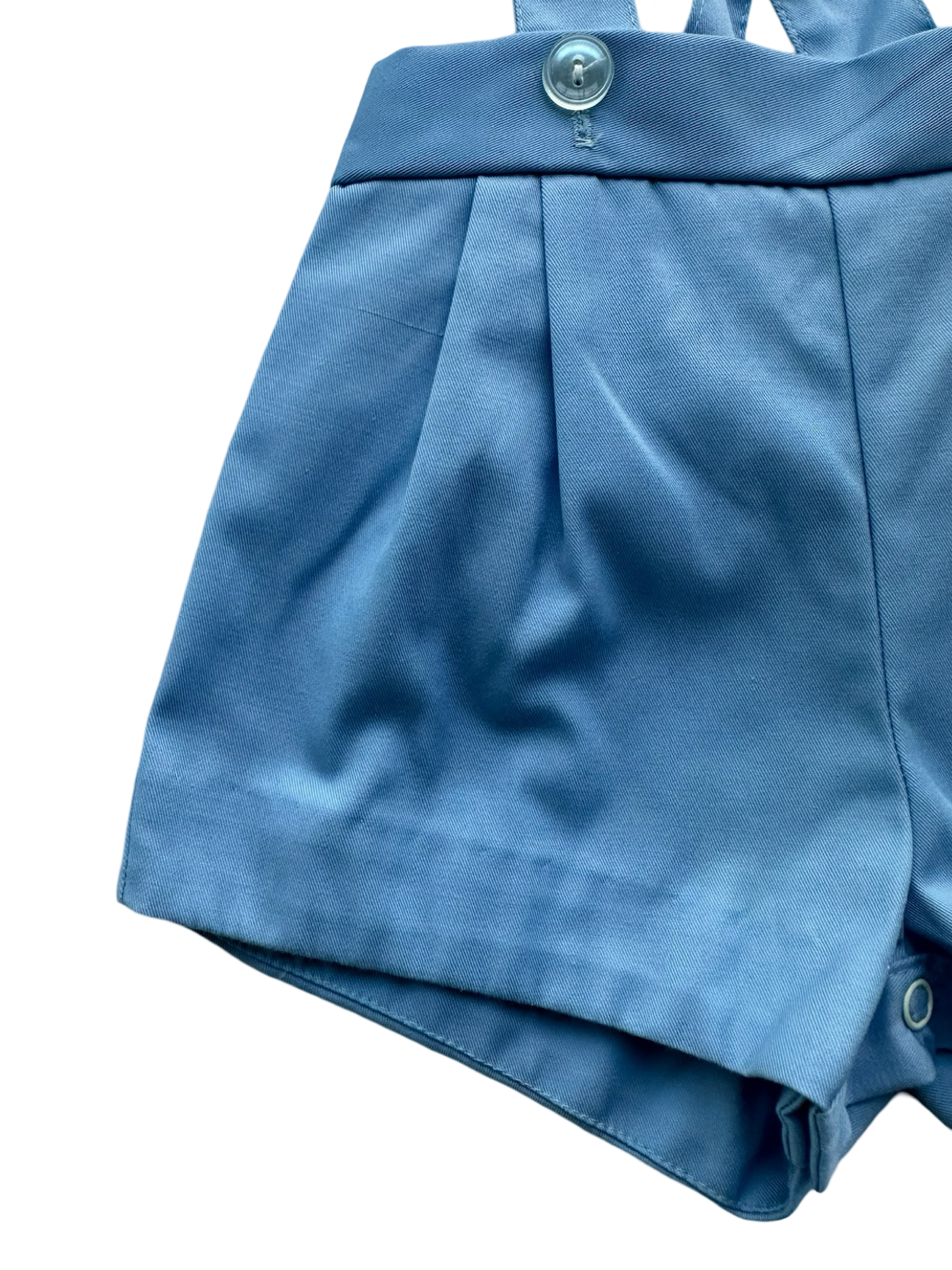 12M Baby Boys Blue Suspenders Short.