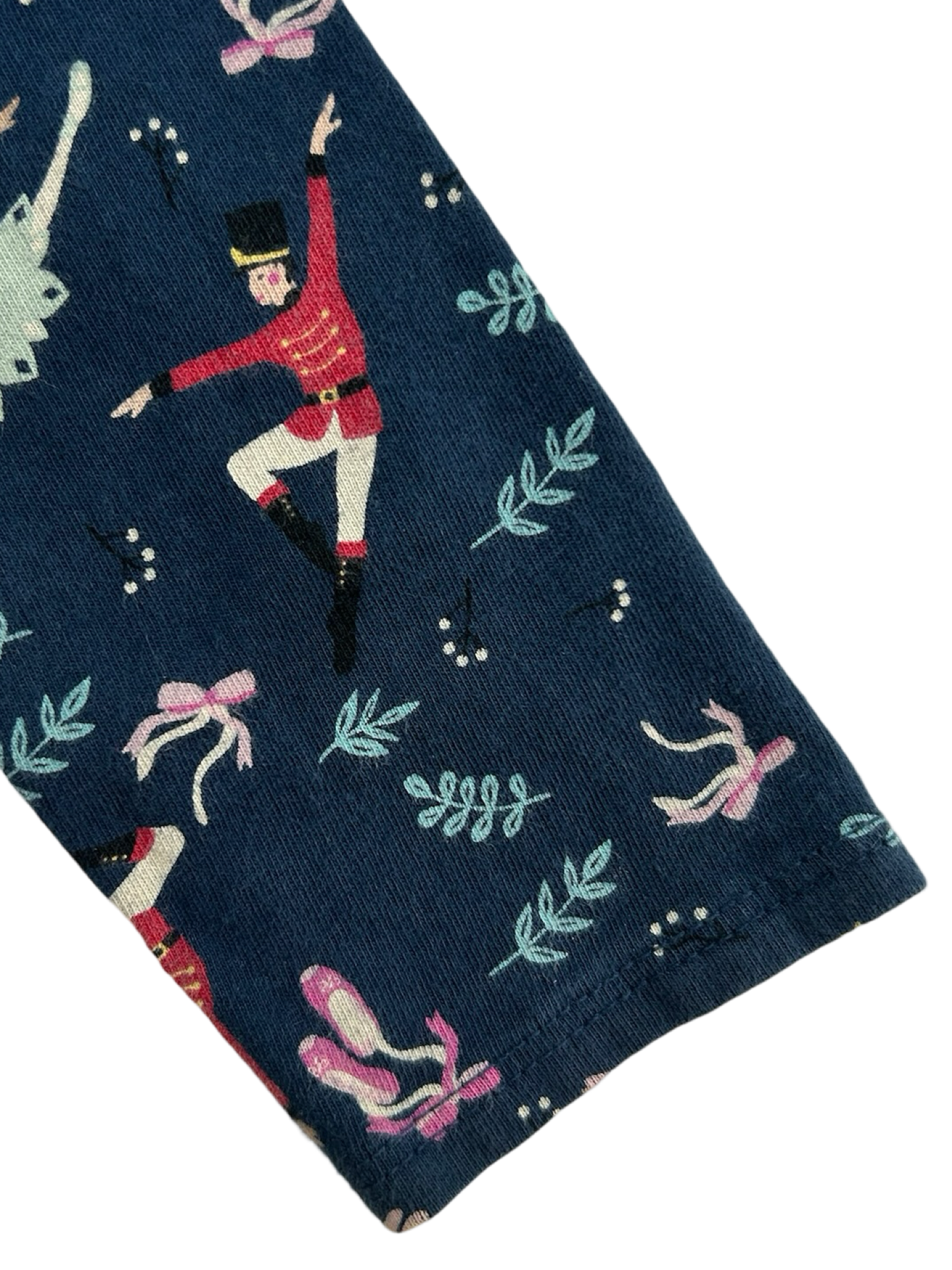 2T Toddler Girl’s Wonder Nation Long Sleeve Ballerina Navy Nutcracker Dress.