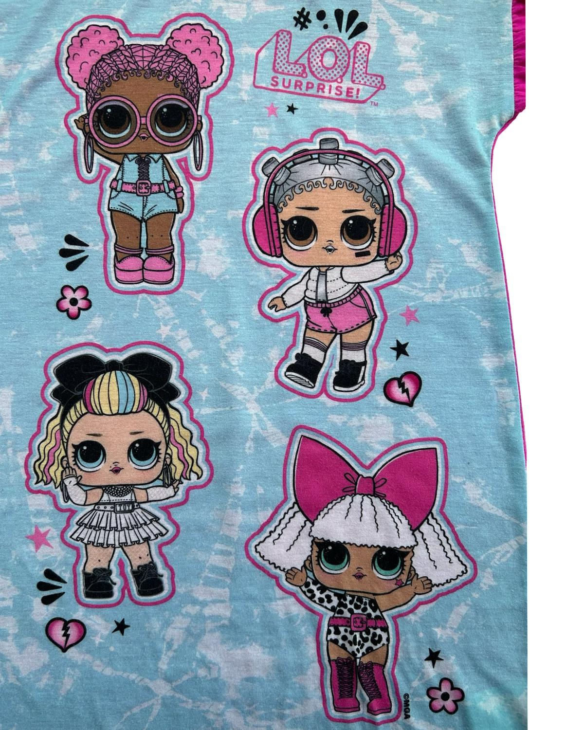 6/6x Toddler Girl LOL Surprise Nightgown PJs