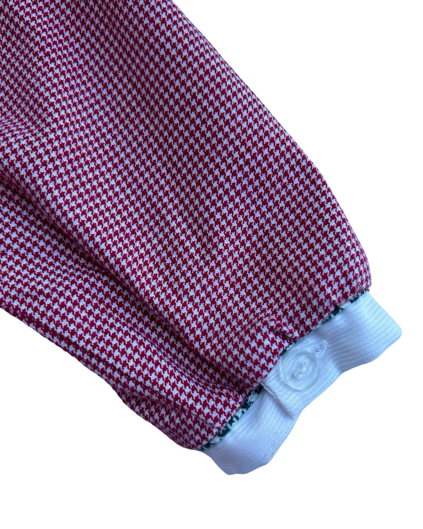 2T Toddler Girls Rare Editions Gingham Christmas Santa Embroidered Long Sleeve Dress