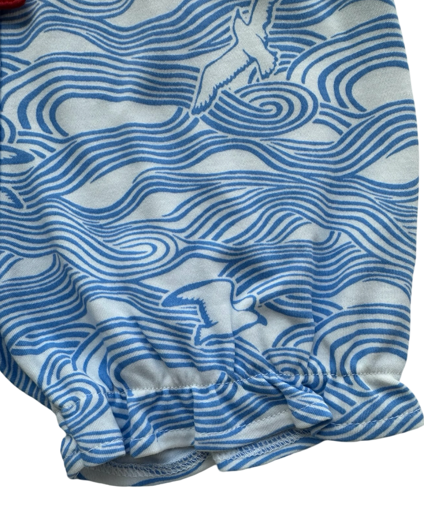 5T Toddler Girl TBBC Beaufort Bonnet Company Blue Waves Natalie Knicker Shorts