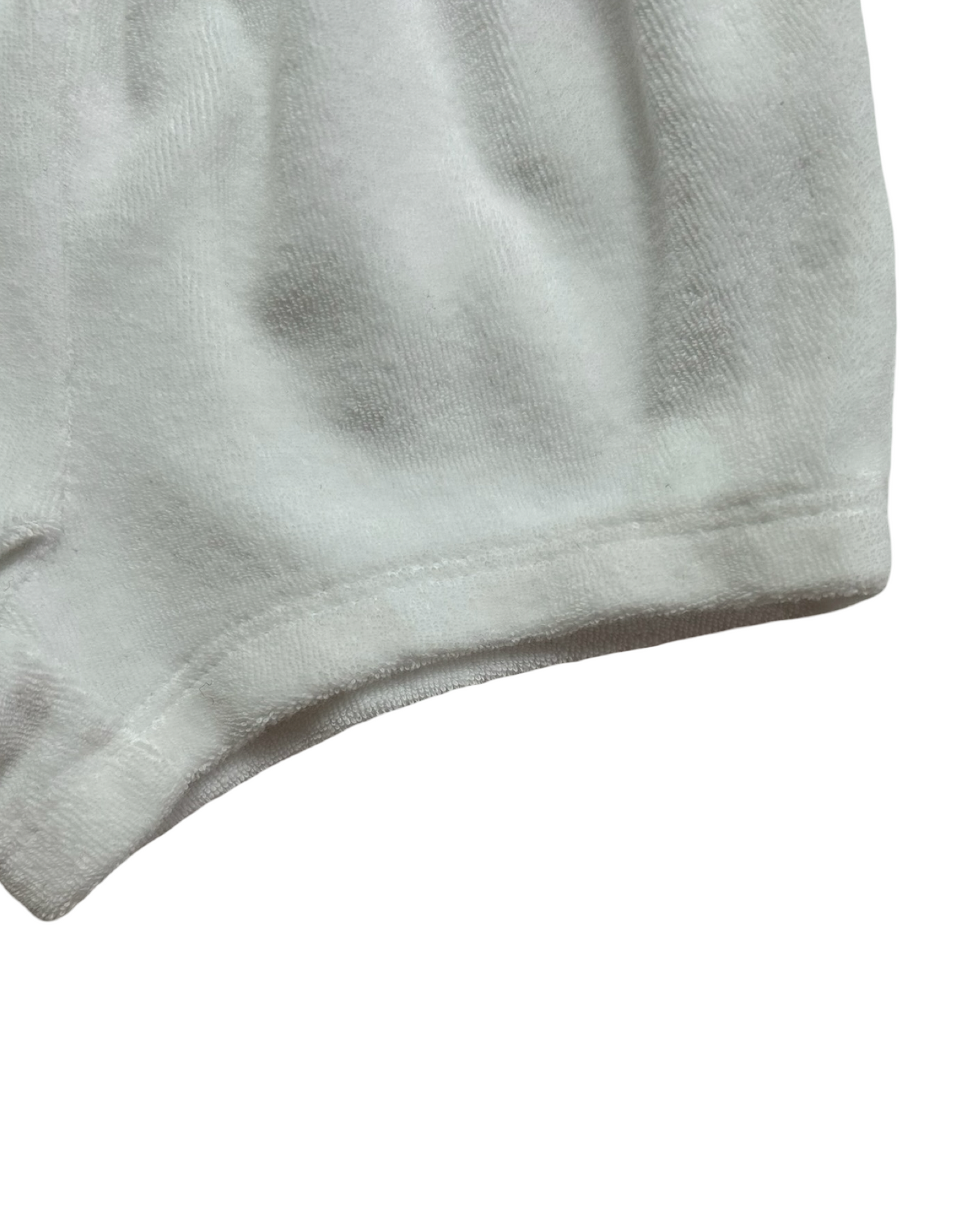 3M-6M Baby Girls Janie & Jack White Bow Terry Romper