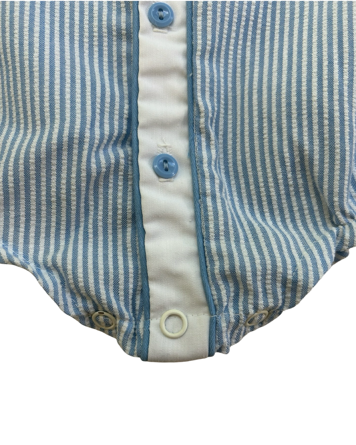 XS Newborn Baby Boy Vintage Nursery Rhyme Striped Bubble Romper Outfit.