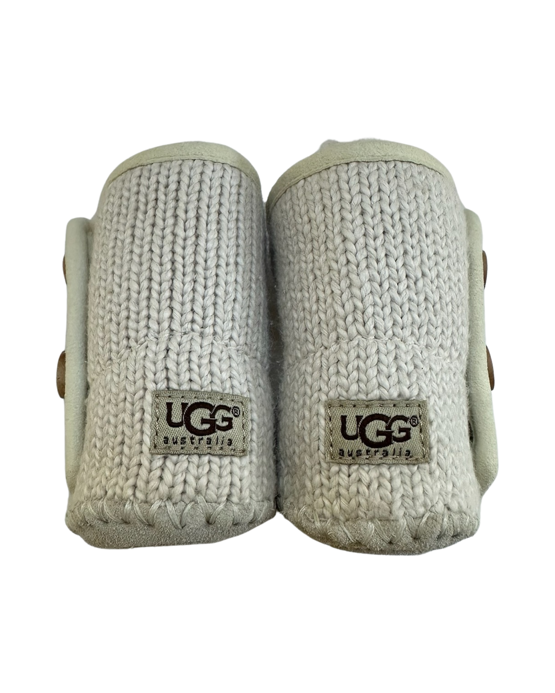 0/1C Baby Girl Cream Knit UGG Baby Snow Boots