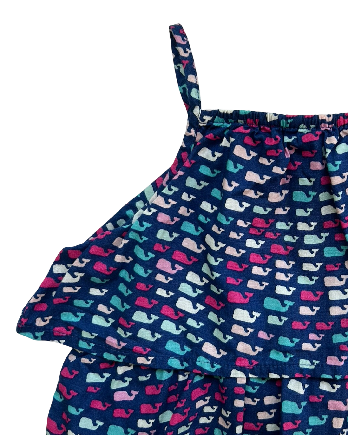 12M Baby Girls Vineyard Vines Target Bubble Whale Romper One Piece