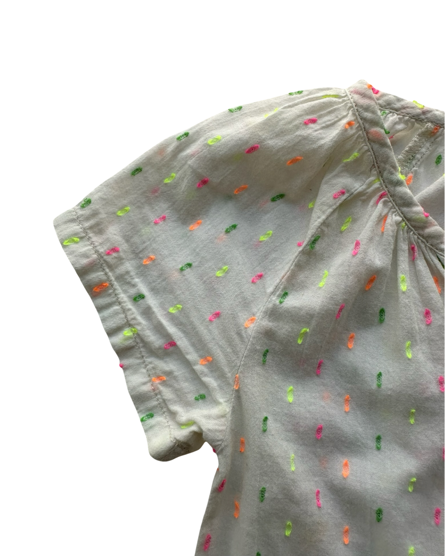 2T-3T XS Toddler Girls Peek Embroidered Tunic Top