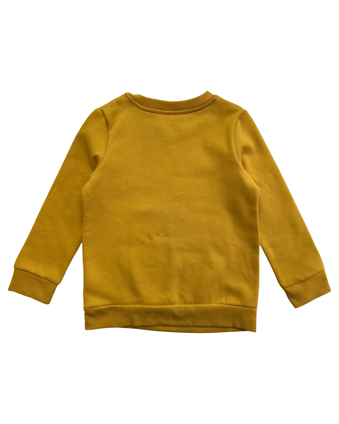 XS 4T-5T Toddlers Girls Cat & Jack Kindness Printed Crewneck Fleece Pullover Sweatshirt NWT.
