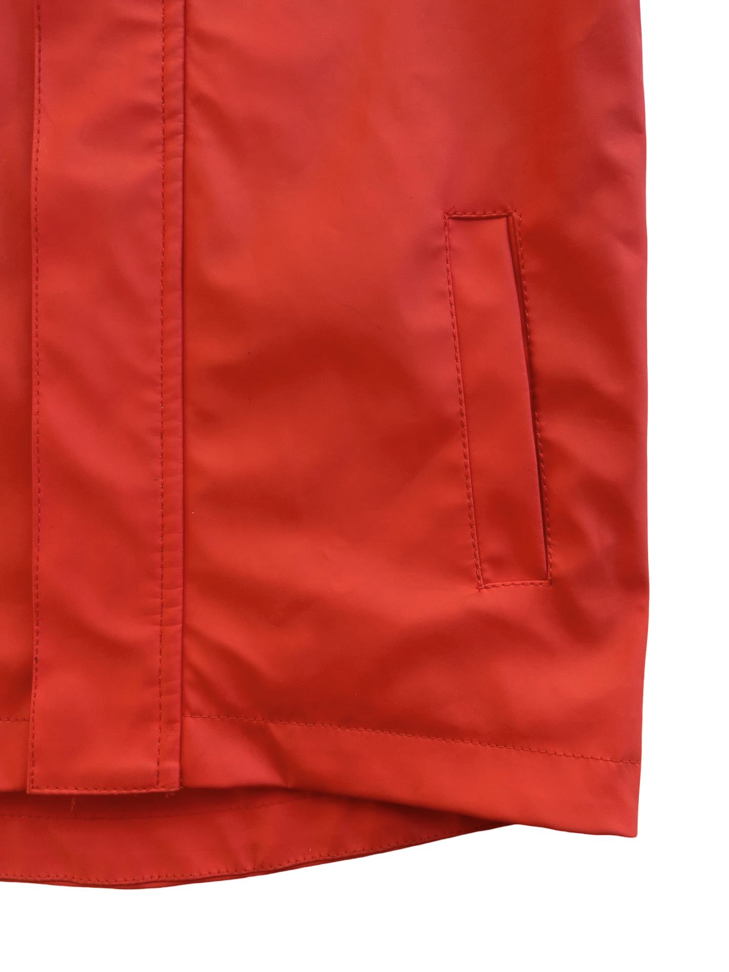 3T Toddler Girls Cat & Jack Coral-Red Lined Rain Jacket Coatr