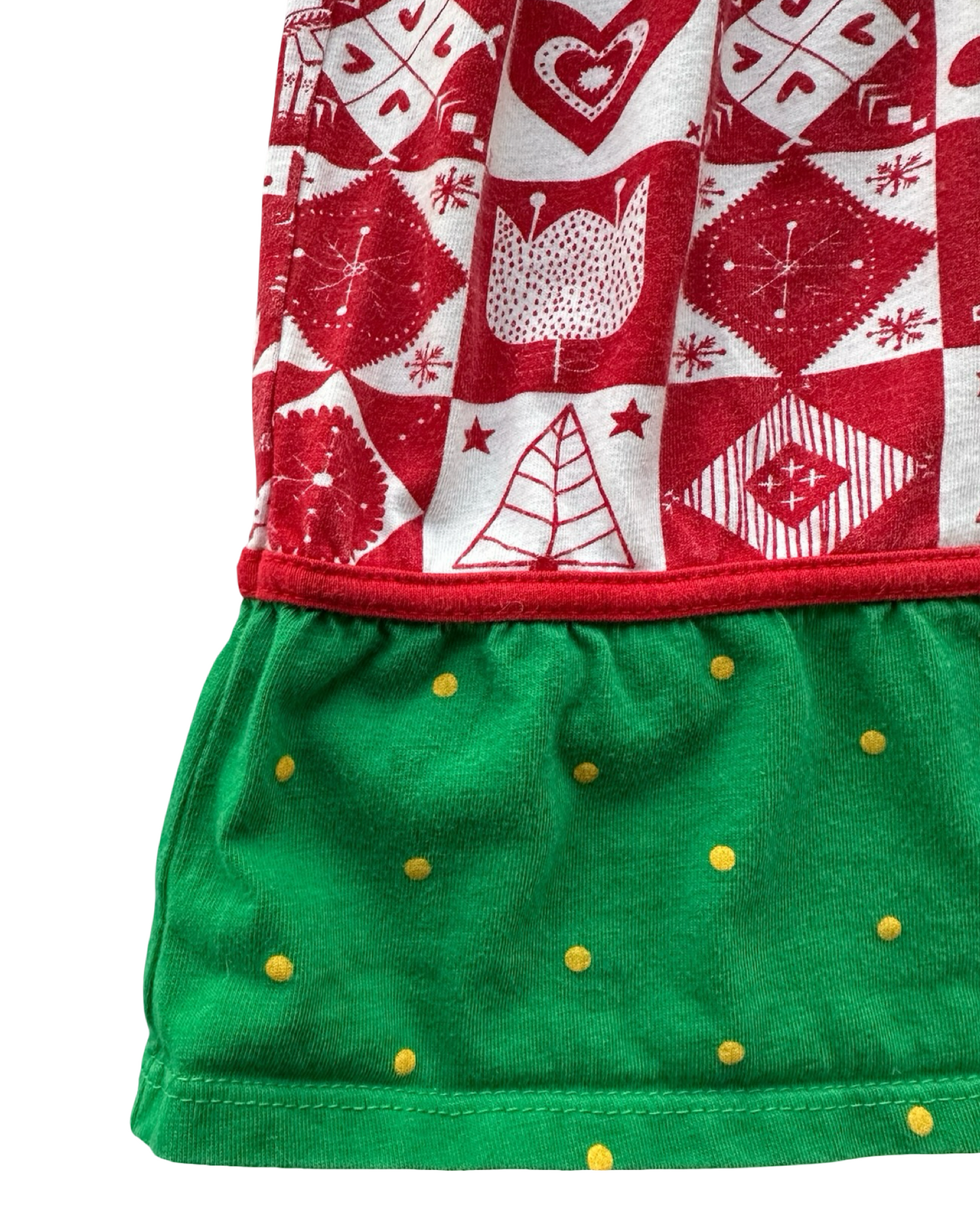 7T Toddler Girl Jelly The Pug Christmas Long Sleeve Dress