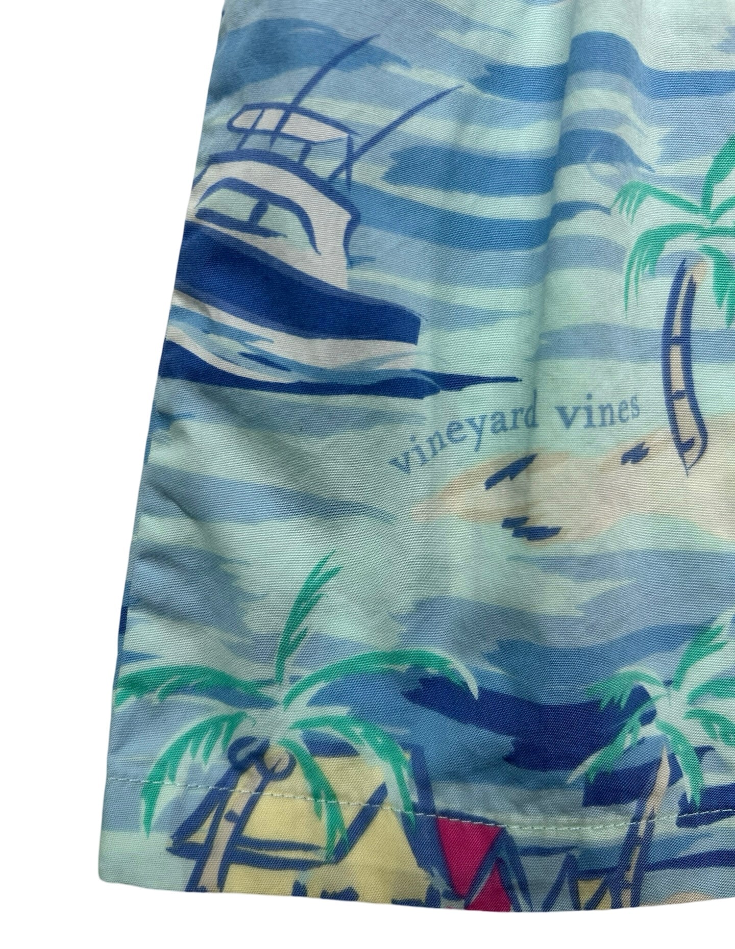 5T Toddler Girl Vineyard Vines for Target Pink / Ocean Print Dress