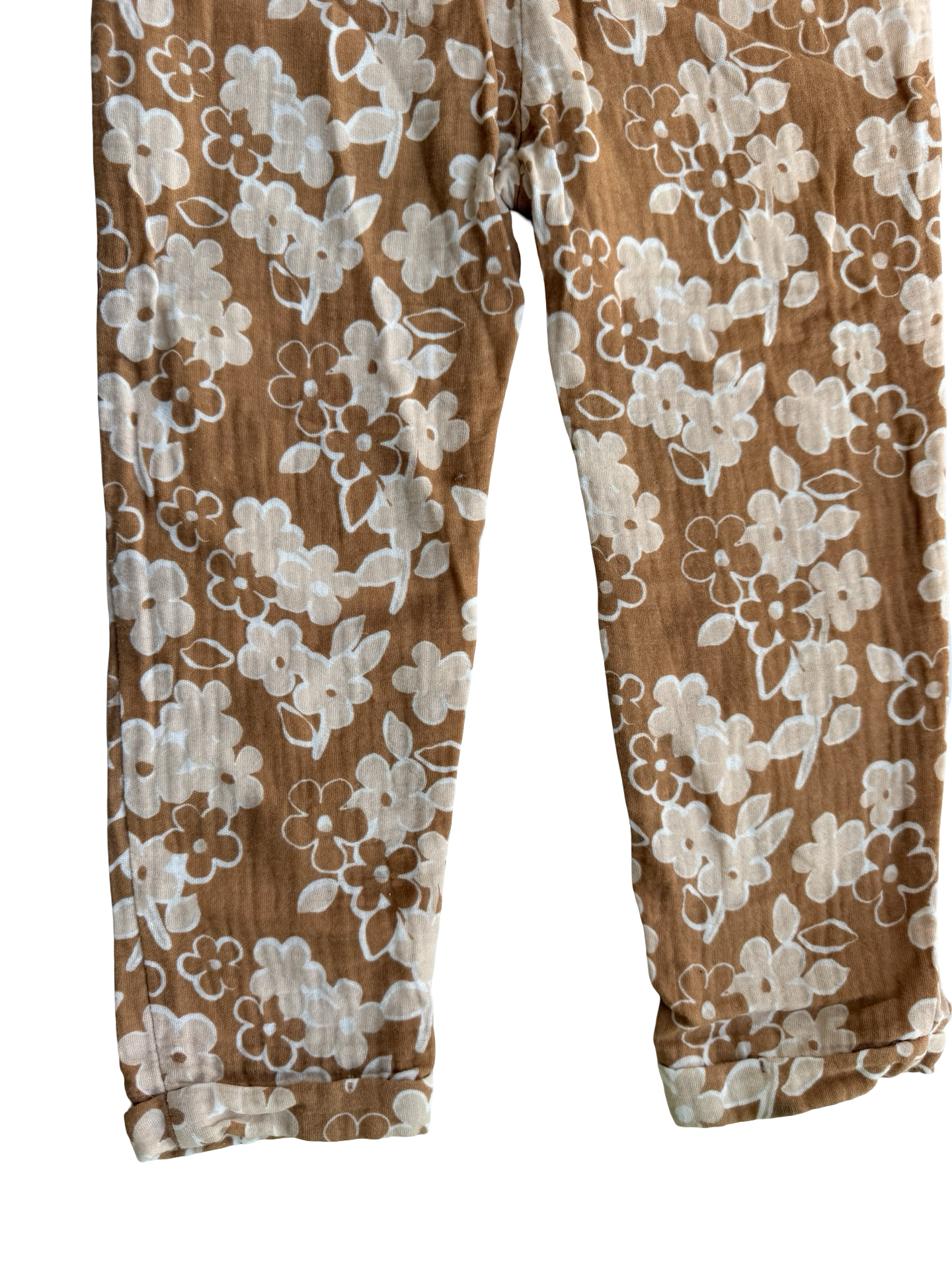 3T Toddler Girl Grayson Mini Collection Tan Floral Romper
