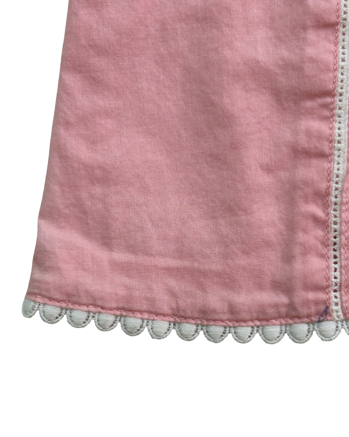 3M-6M Baby Girl Janie & Jack Ruffle And Lace Details Top