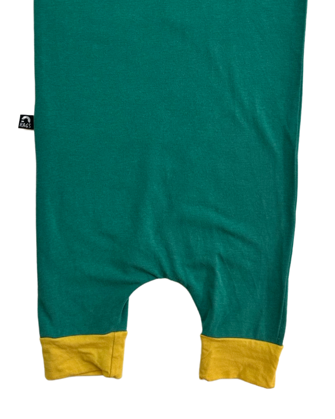 2T Toddler Boy RAGS to Raches Green RAGs MFG Company Tank Romper with Tiger