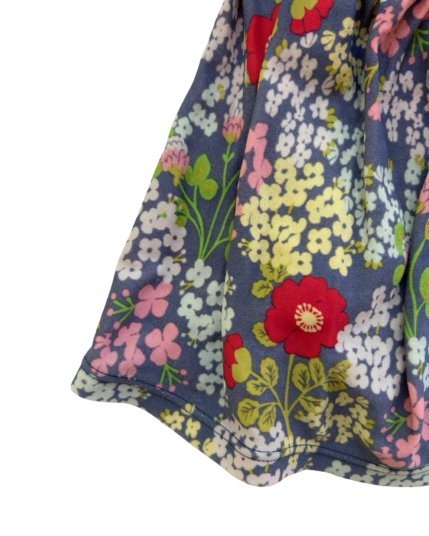 (100-cm) 4 Toddlers Girls Hanna Andersson Floral Drawcord Skort