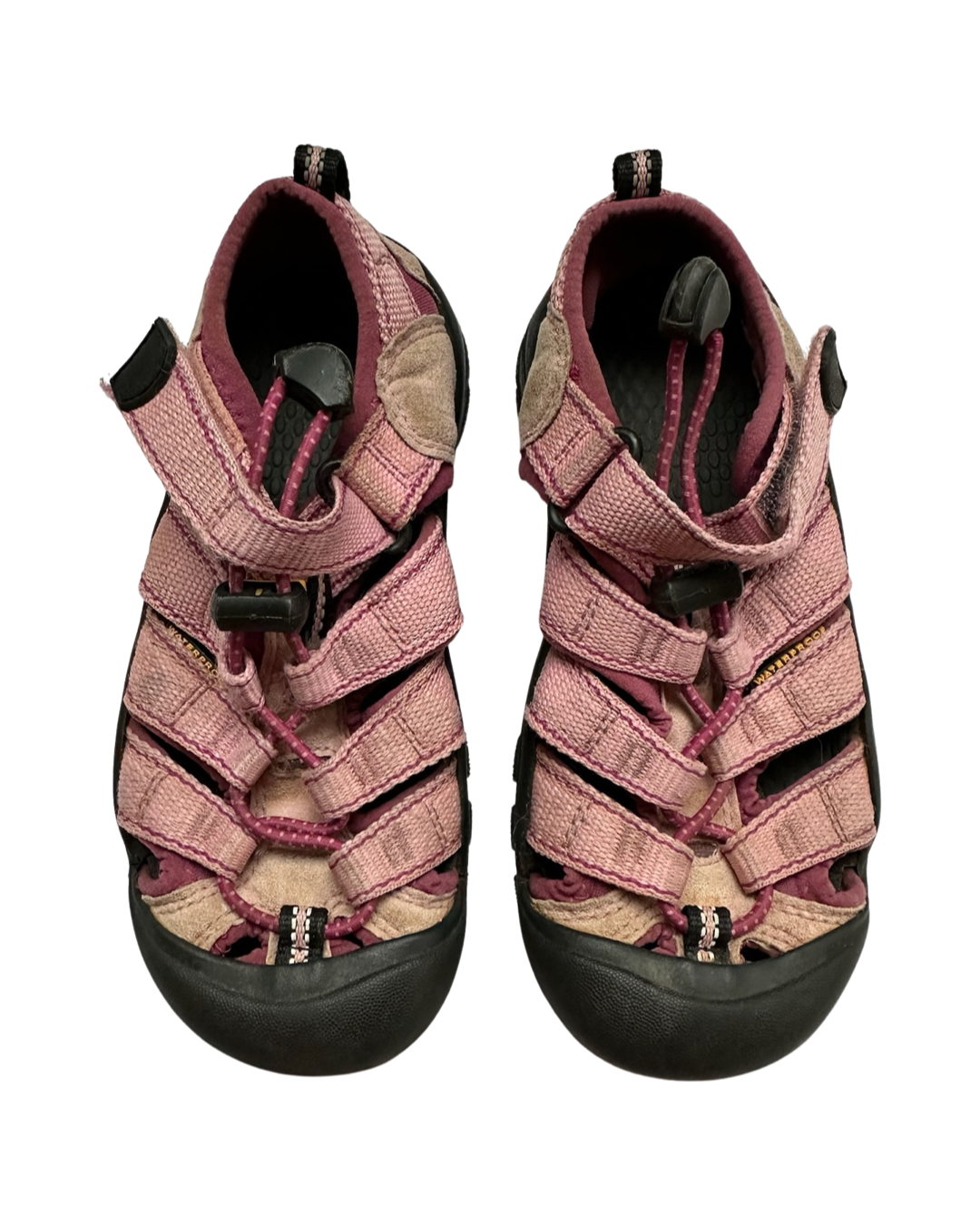 13C Toddler Girl Pink Keens WaterProof Shoes Sandals