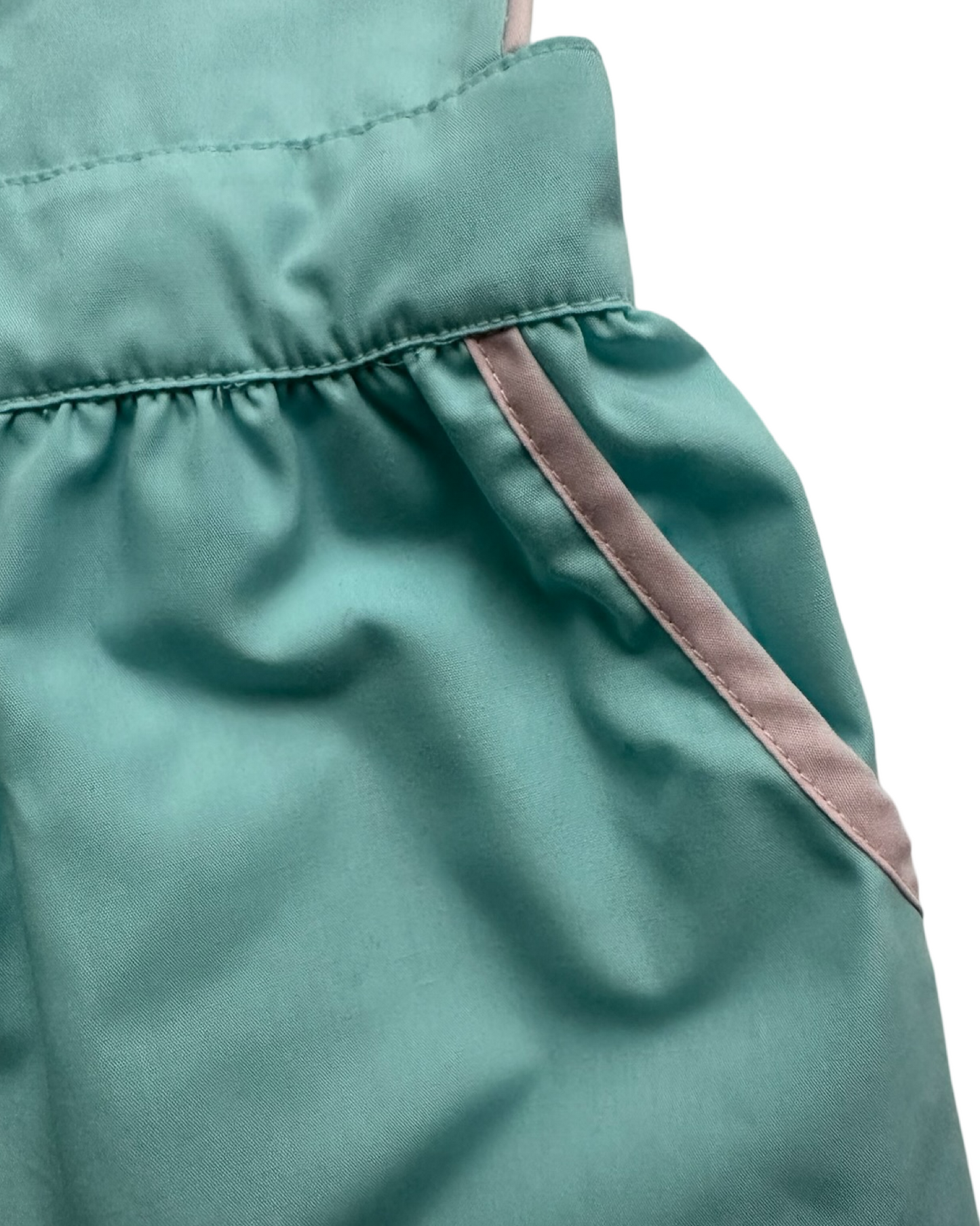 5T Toddler Girl Stitchy Fish Blue / Pink Strawberry Romper