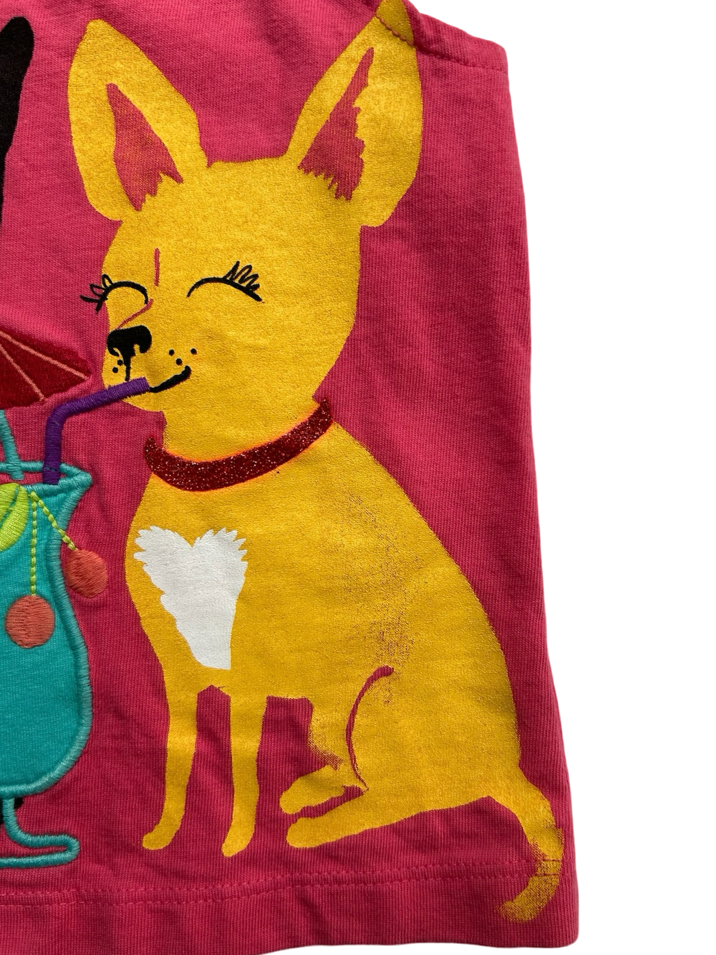 12M-18M Baby Girls Baby Gap Cat 🐈⬛ & Dog 🐕 Printed Tank Top.