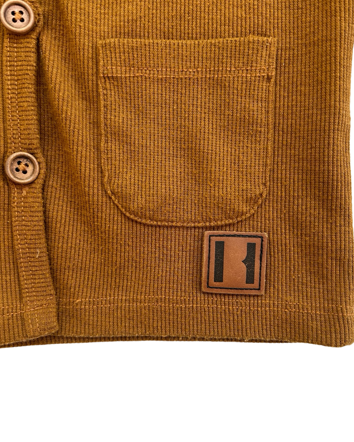 2T Toddler Boy / Girl Nutmeg Brown Beau Hudson Cardigan