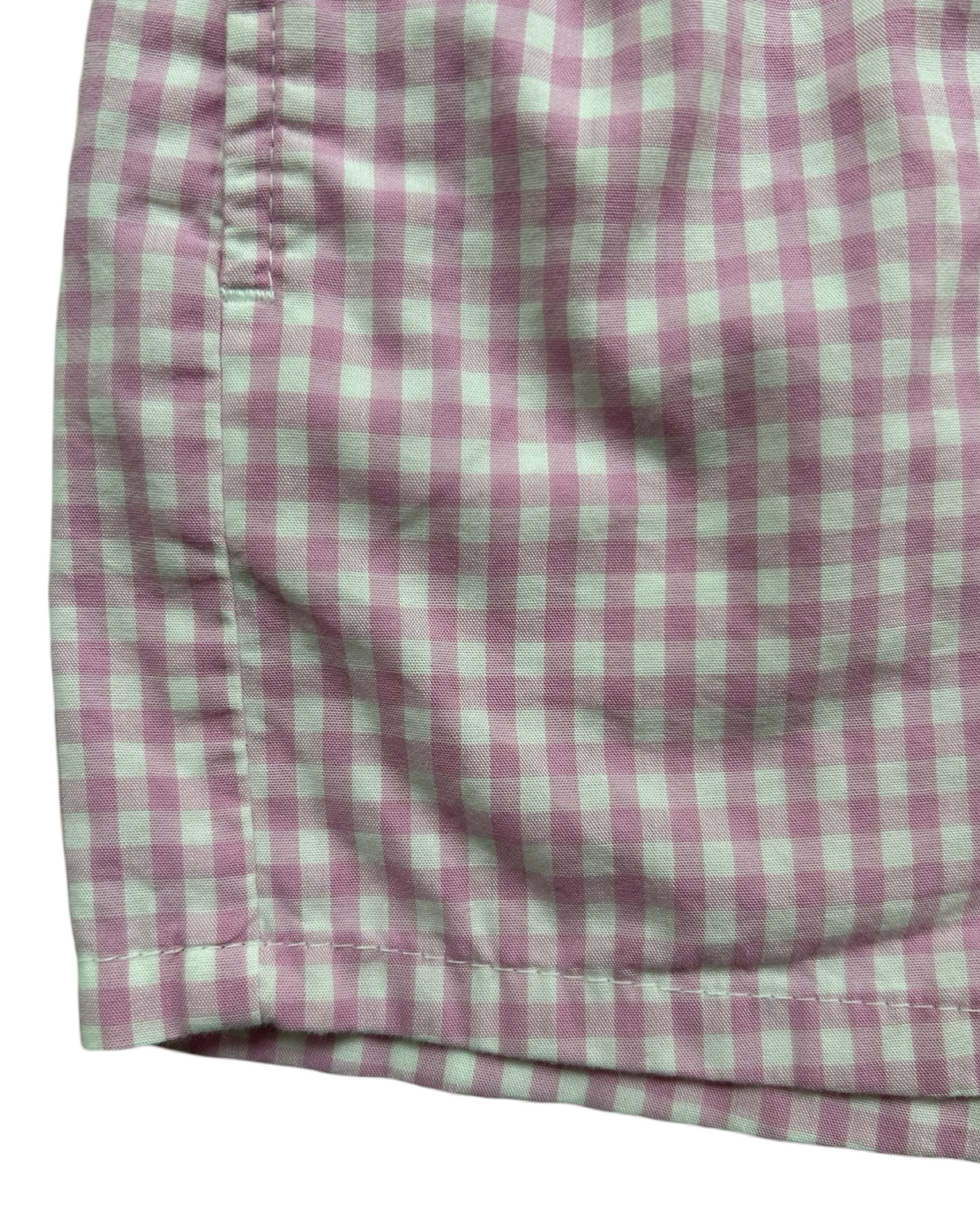 2T Toddler Girls Baby Gap Pink Gingham Short.