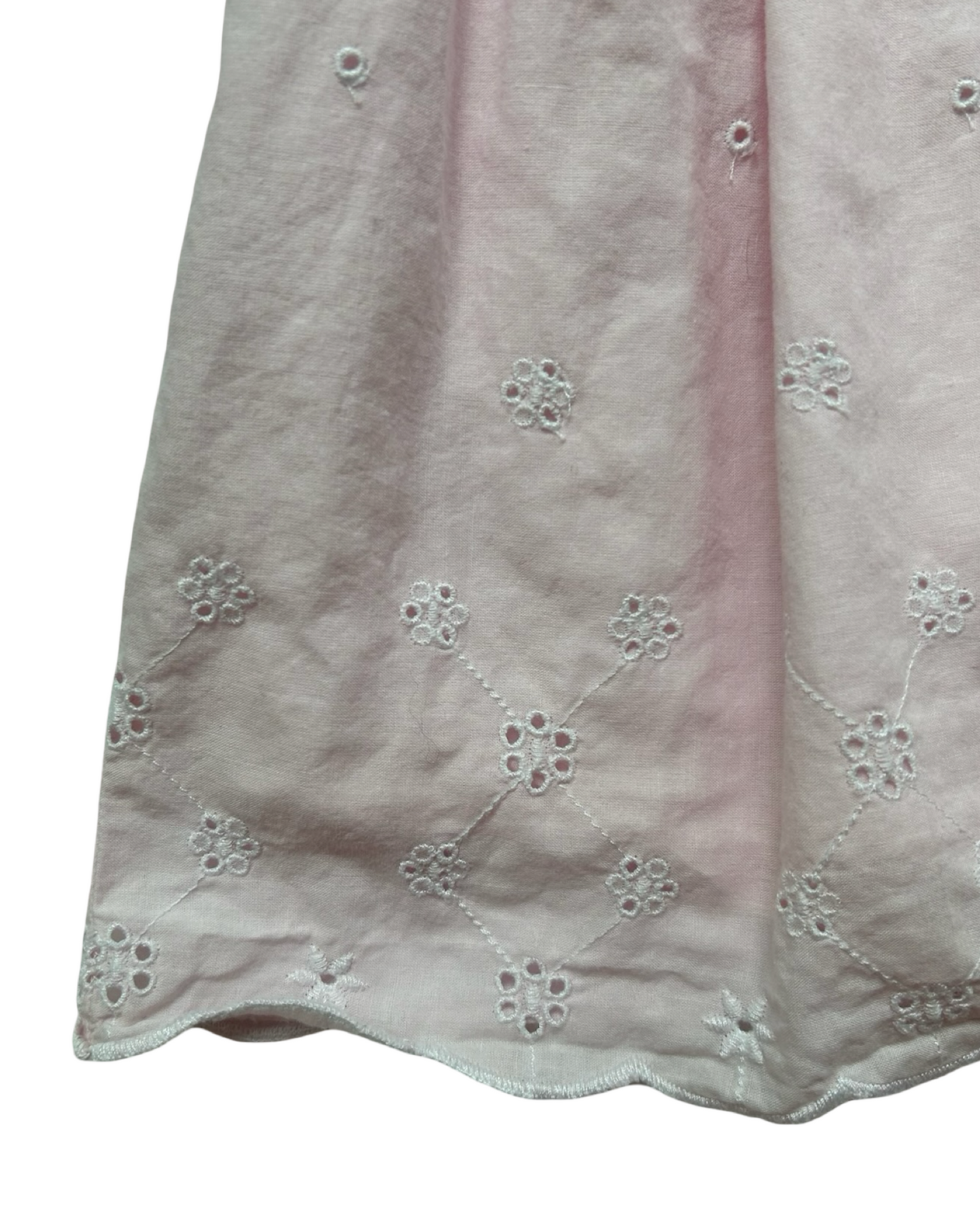 3T Toddler Girls Cat & Jack Pink Eyelets Summer Dress
